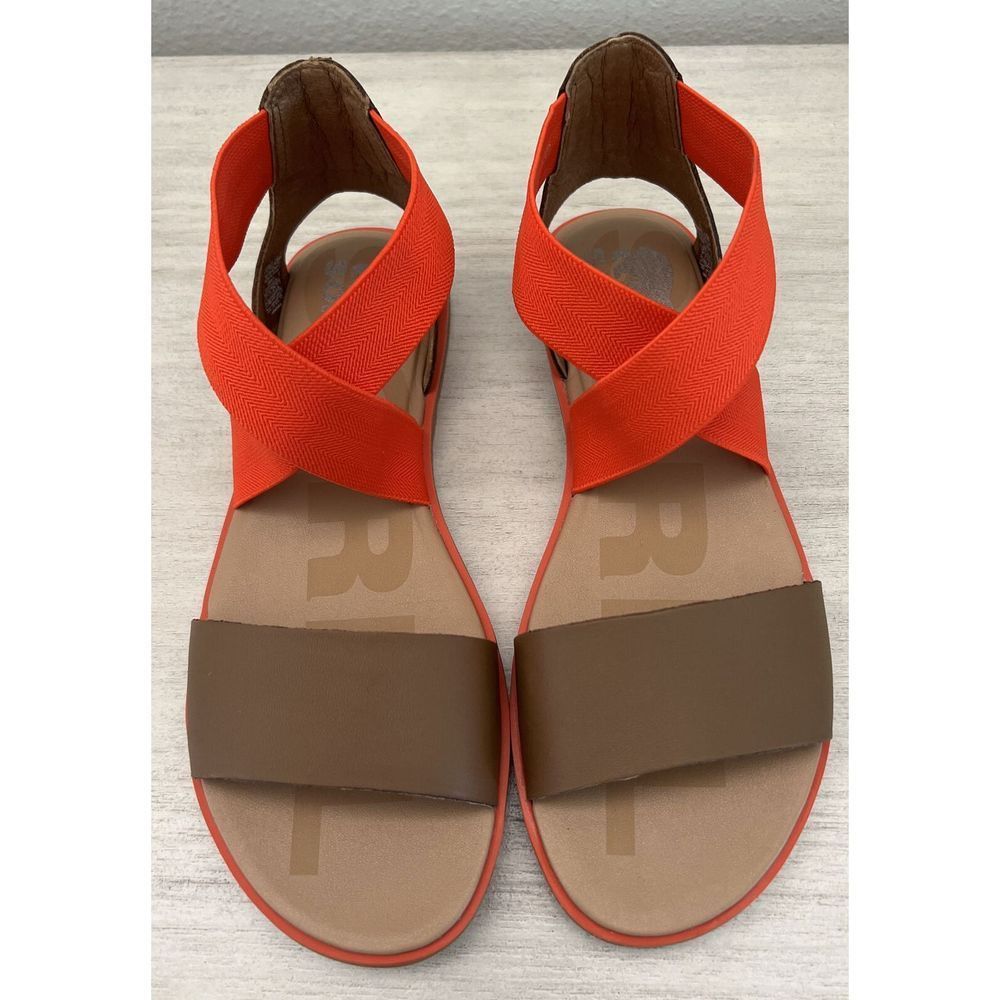 Sorel Womens Sz 7M Ella II Red/Rouge Sandals Ankle Cross Strap Strappy Flats NIB - Picture 16 of 16